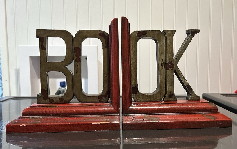 Designer “Book” Bookends from Uttermost - Vintage Style - Raymour Flanigan